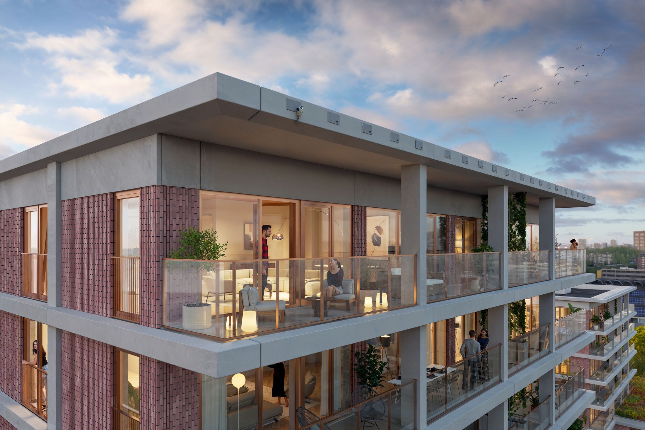 Foto 3 van Terrasappartement (Bouwnr. 61)