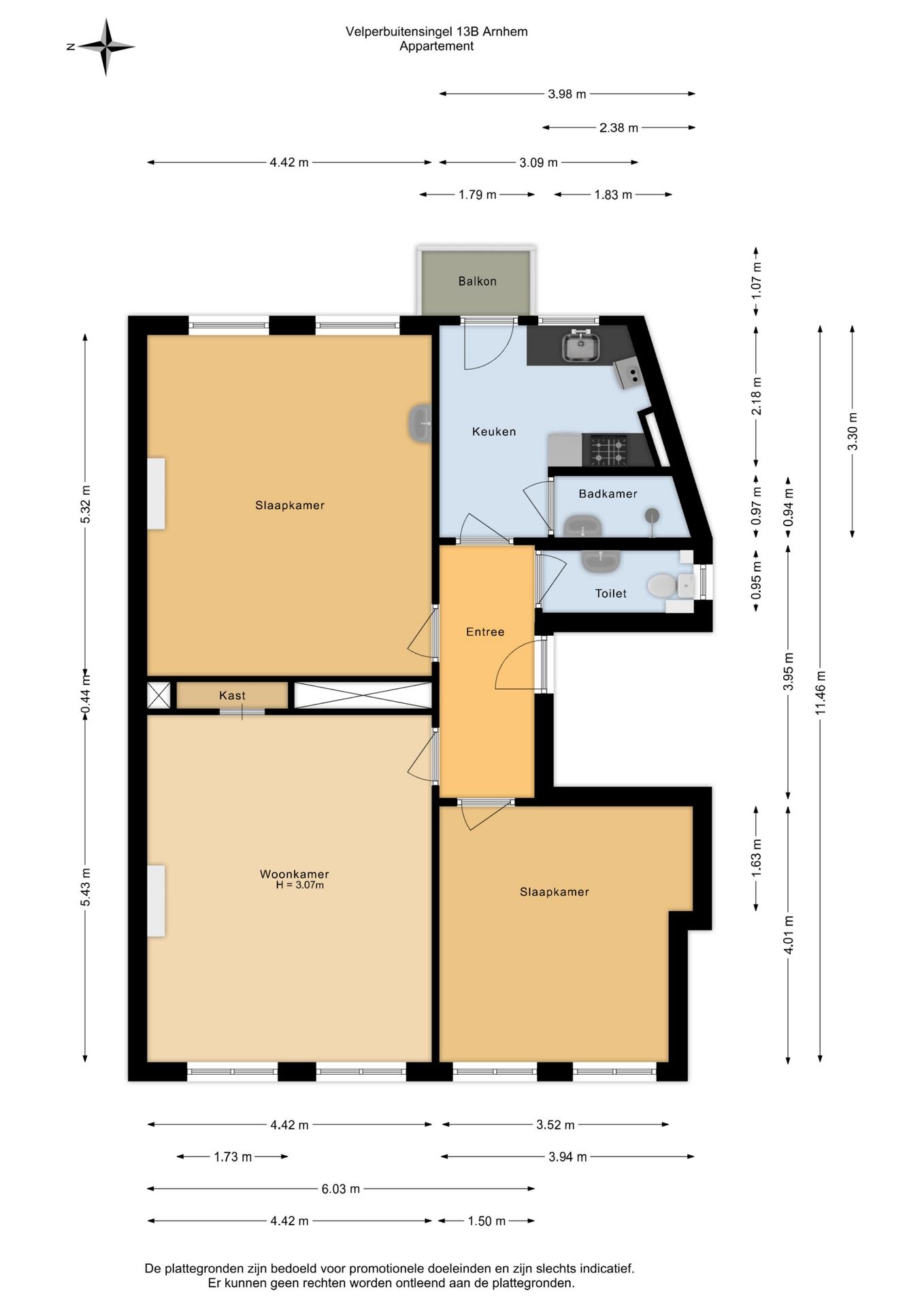 Foto 19 van Velperbuitensingel 13-B