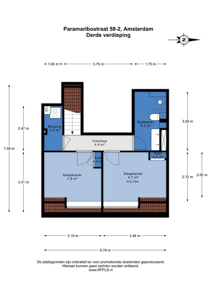Foto 44 van Paramaribostraat 58-2