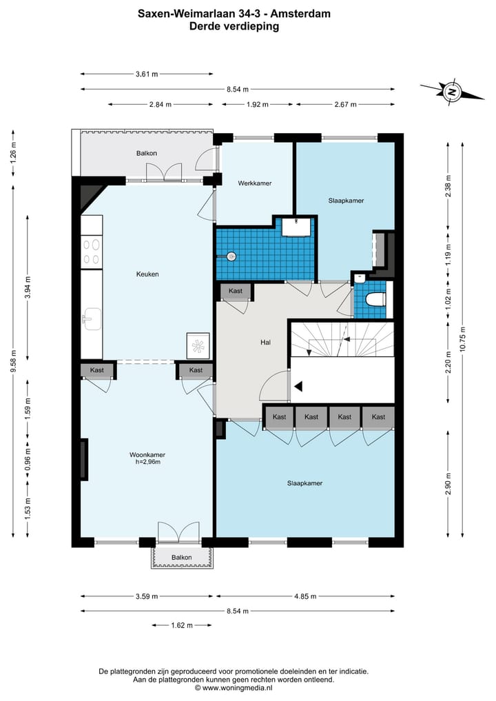 Foto 27 van Saxen-Weimarlaan 34-3