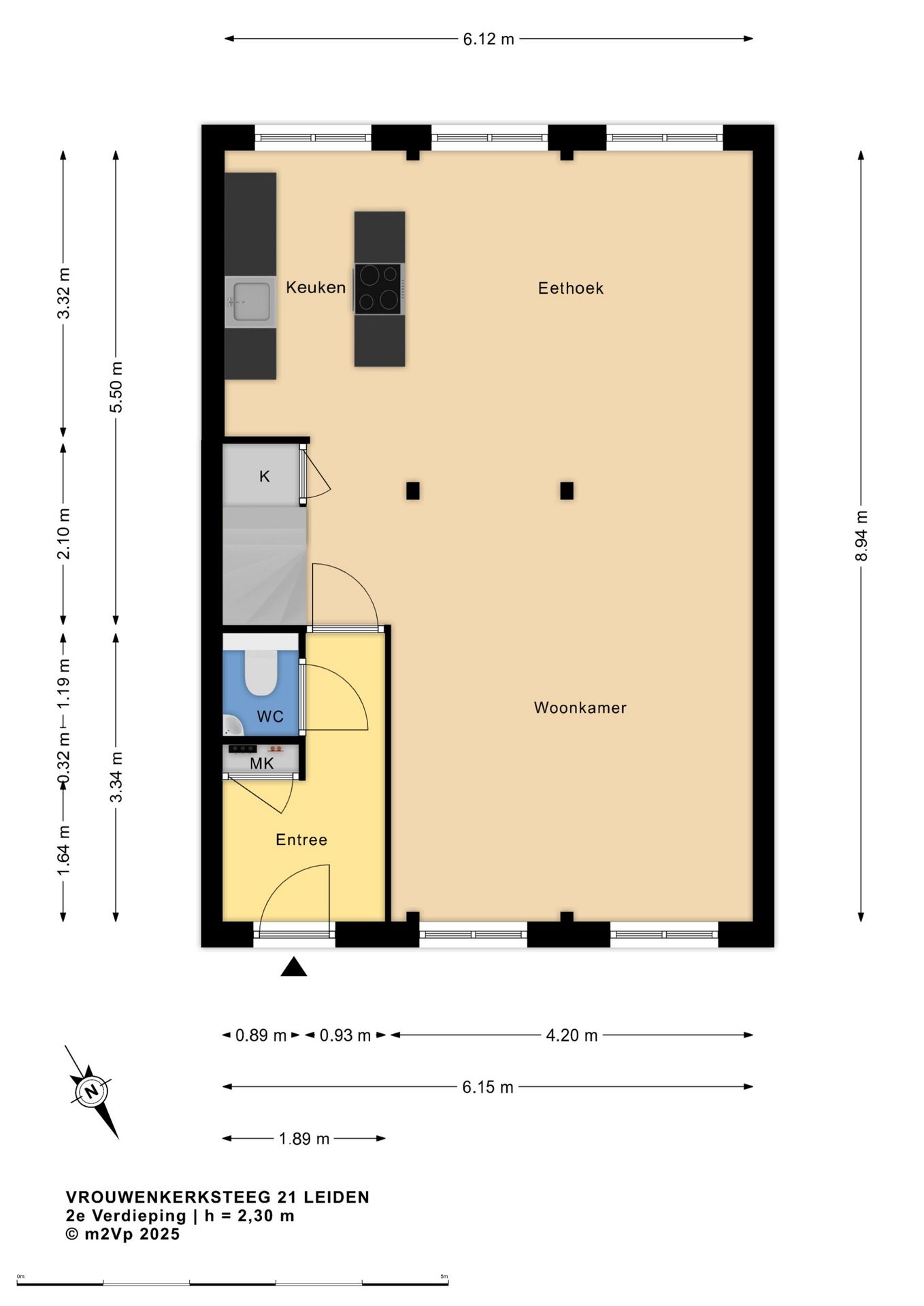 Foto 9 van Vrouwenkerksteeg 21