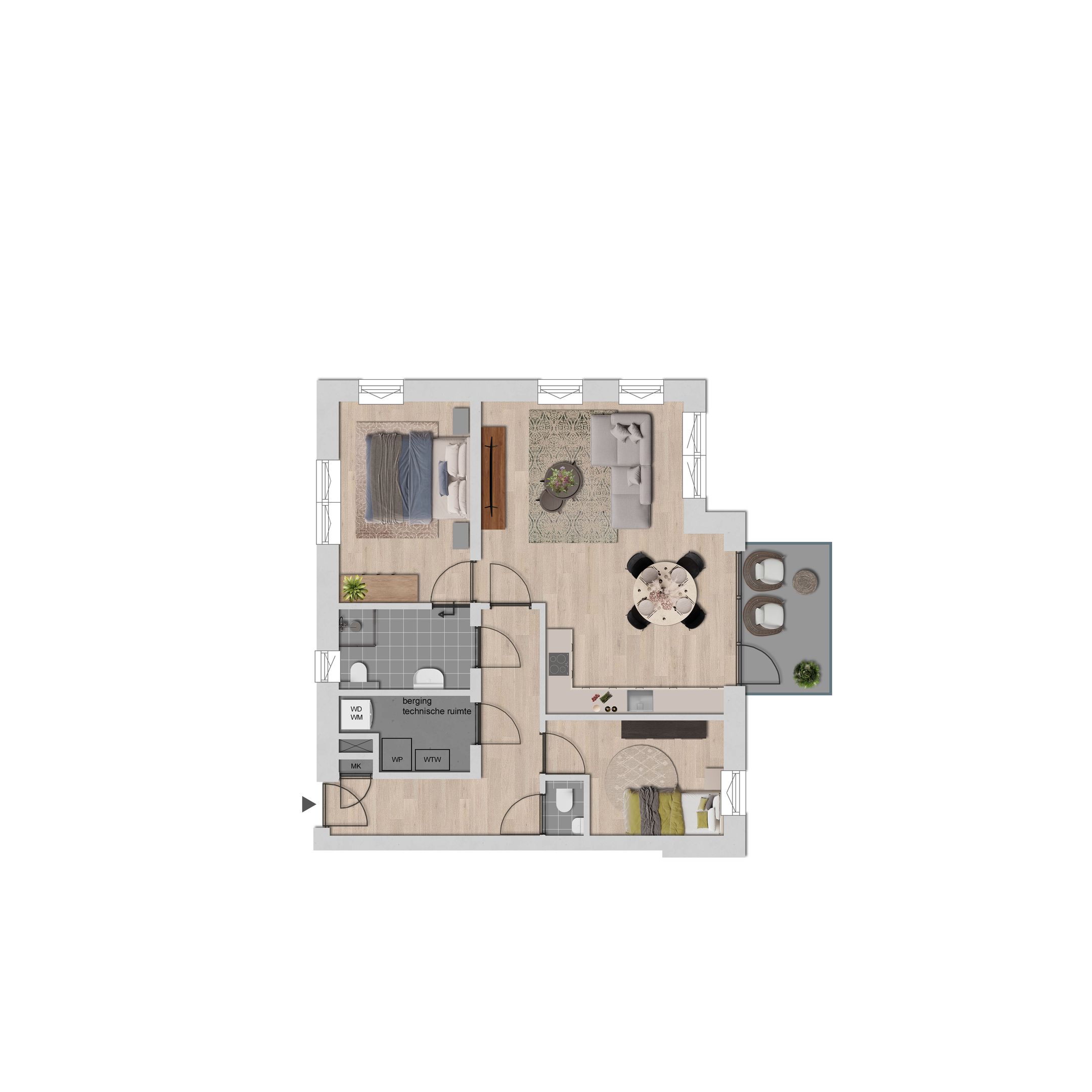 Foto 9 van De Vjeanse Sjoel - Venne (Bouwnr. 8)