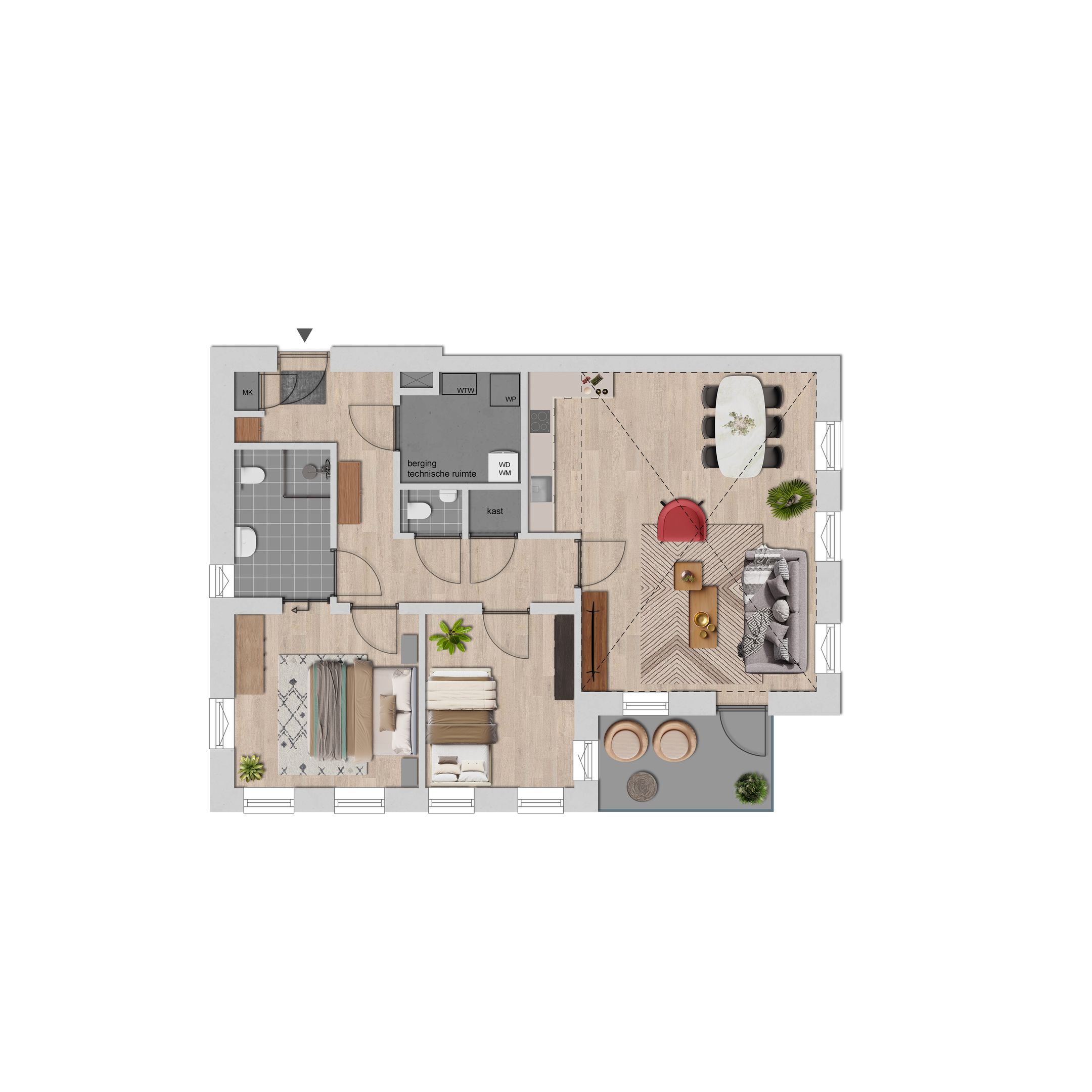 Foto 9 van De Vjeanse Sjoel - Venne (Bouwnr. 11)