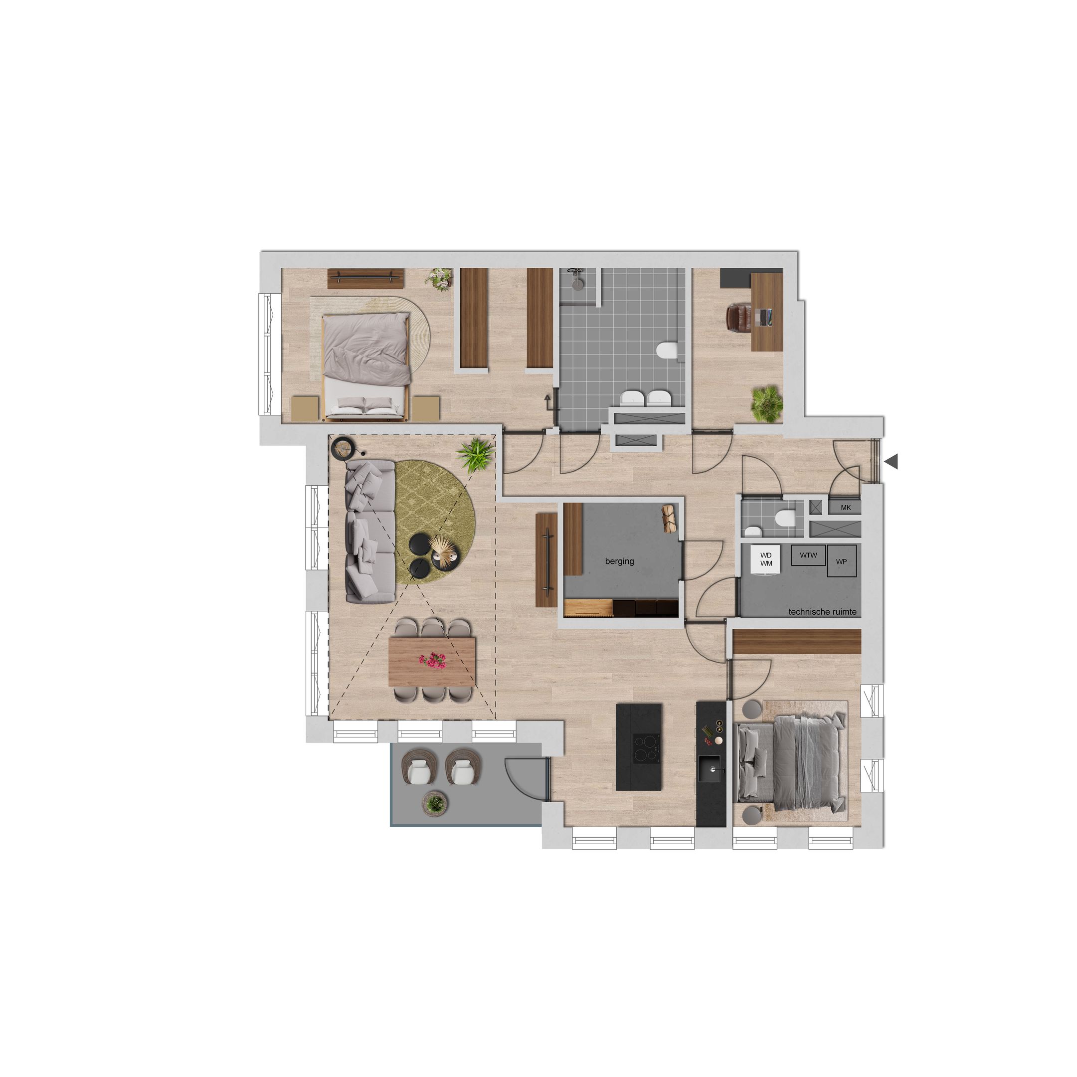 Foto 9 van De Vjeanse Sjoel - Veeneind (Bouwnr. 10)