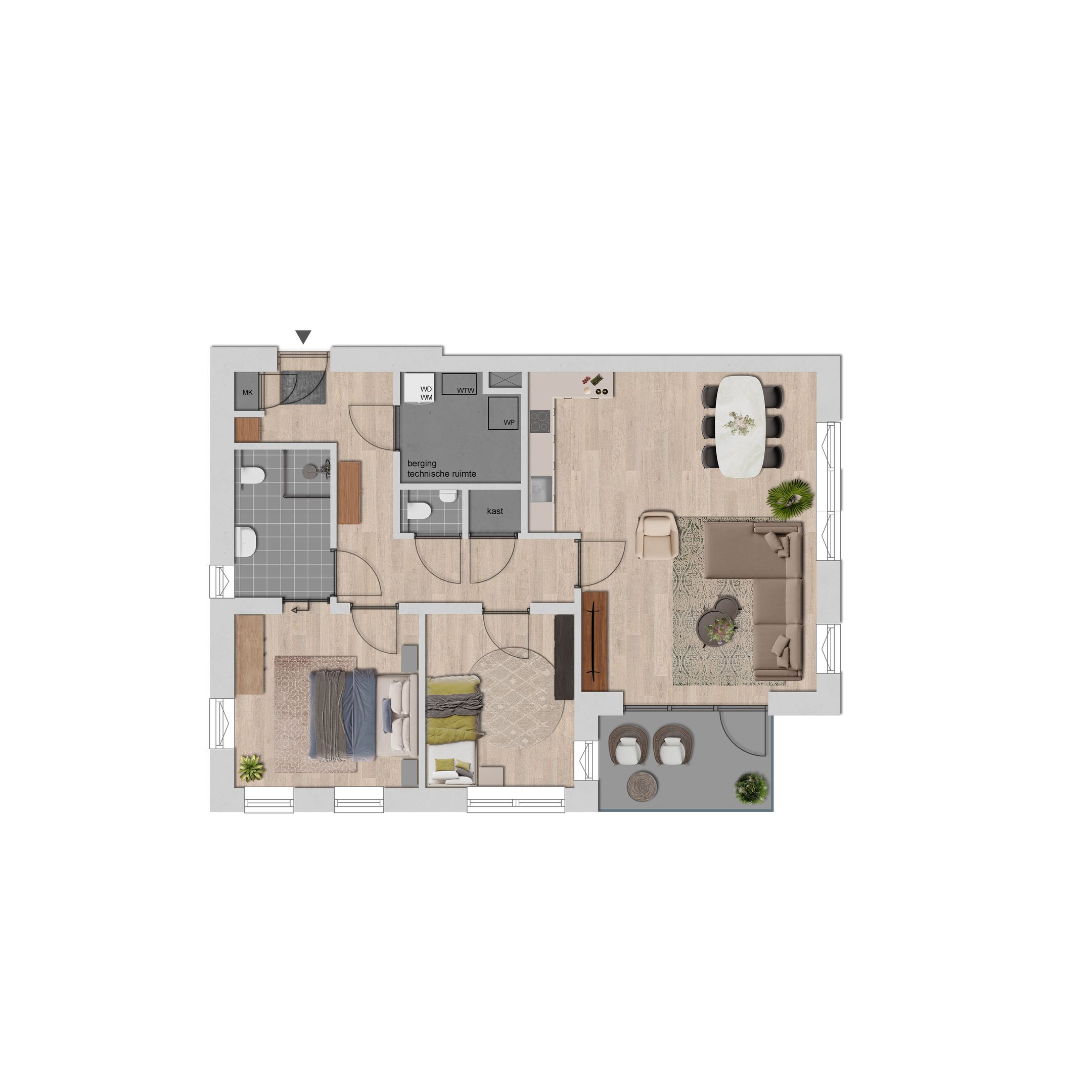 Foto 9 van De Vjeanse Sjoel - Venne (Bouwnr. 7)