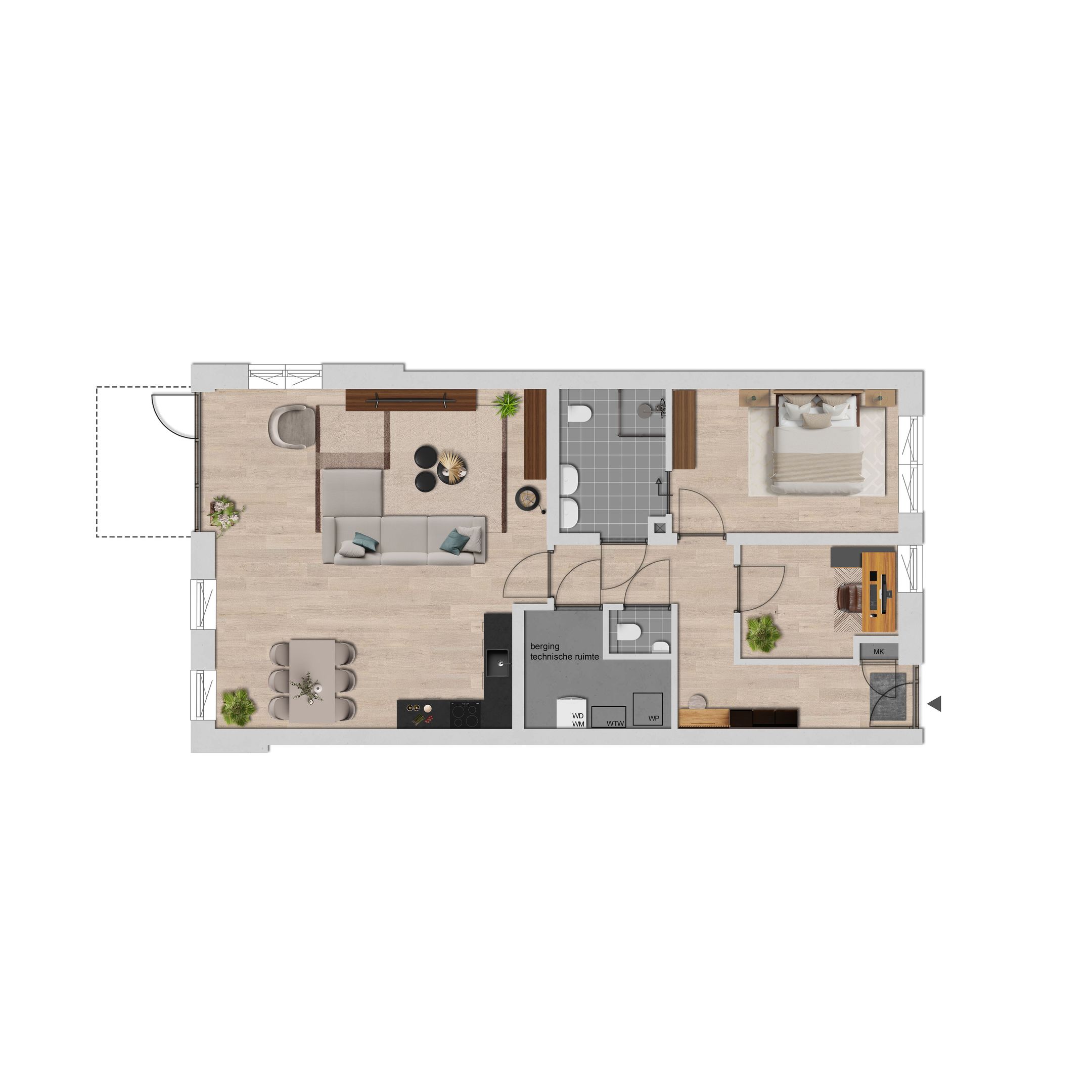 Foto 9 van De Vjeanse Sjoel - Venne (Bouwnr. 1)