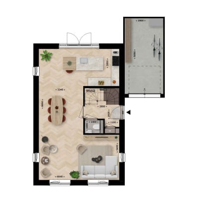 Foto 3 van Vrijstaande woning | Type C (Bouwnr. 44)