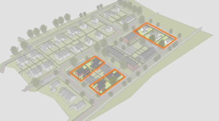 Foto 3 van Twee-onder-een-kap kavels (Bouwnr. 23)