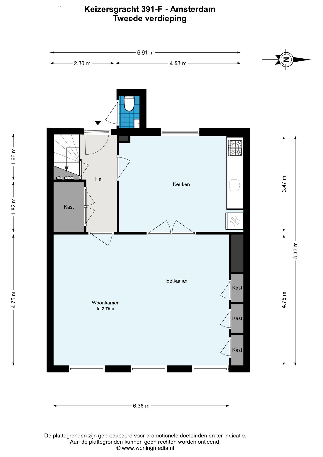 Foto 24 van Keizersgracht 391-F