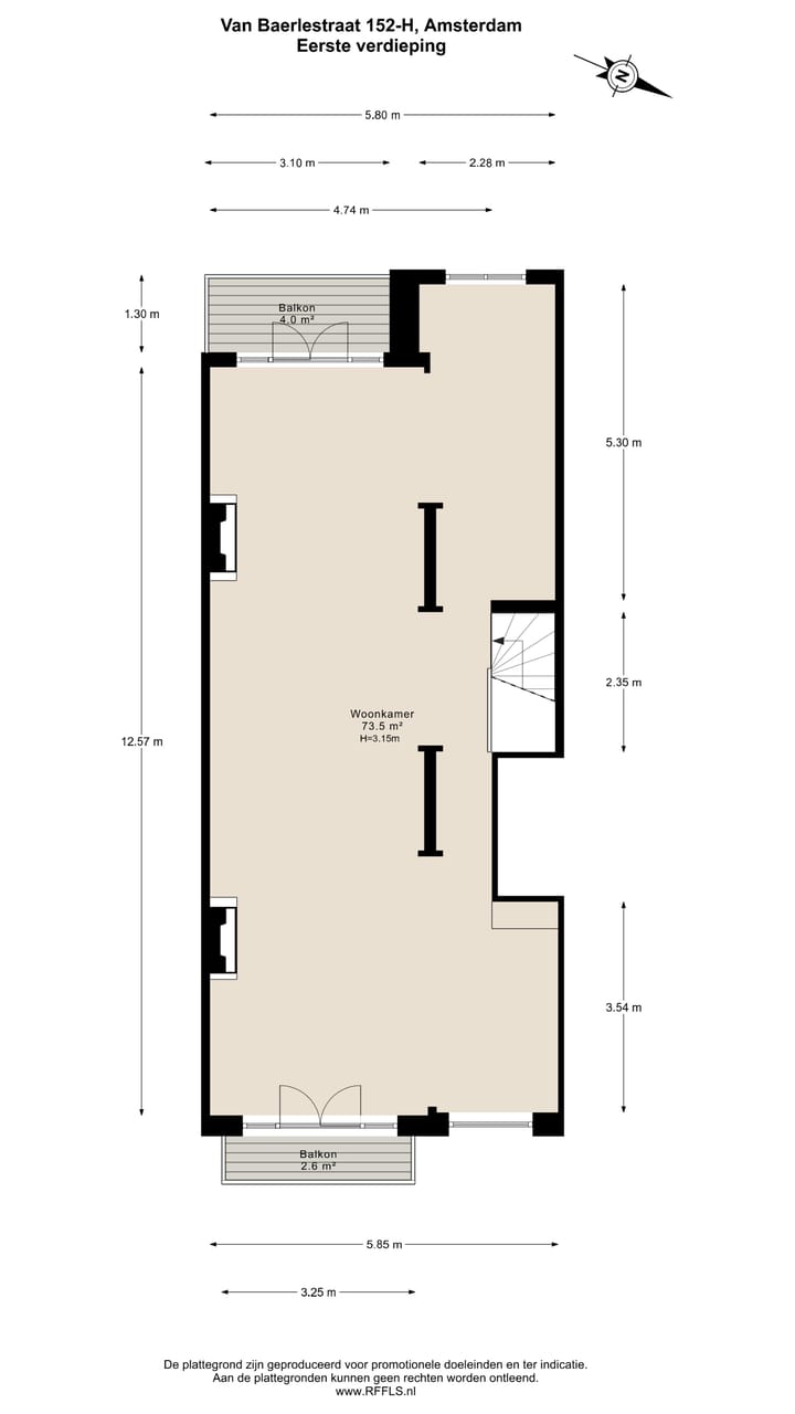 Photo 60 of Van Baerlestraat 152-H