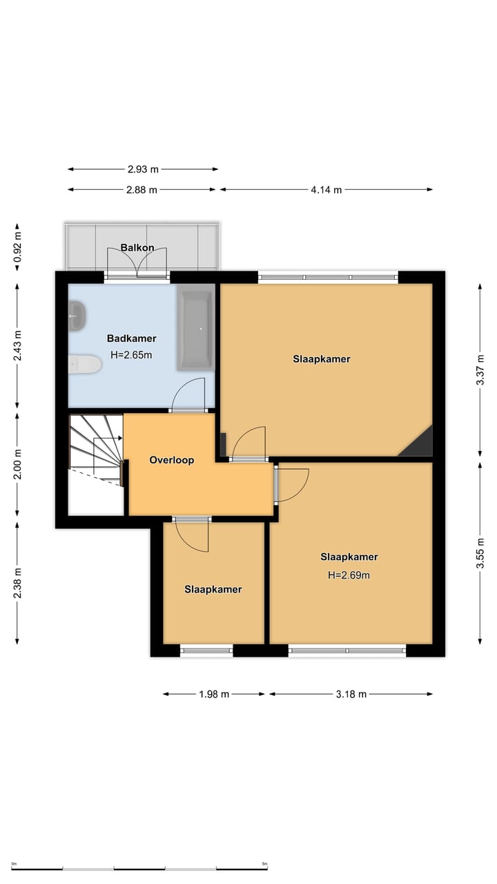Foto 37 van Linnaeushof 52-H