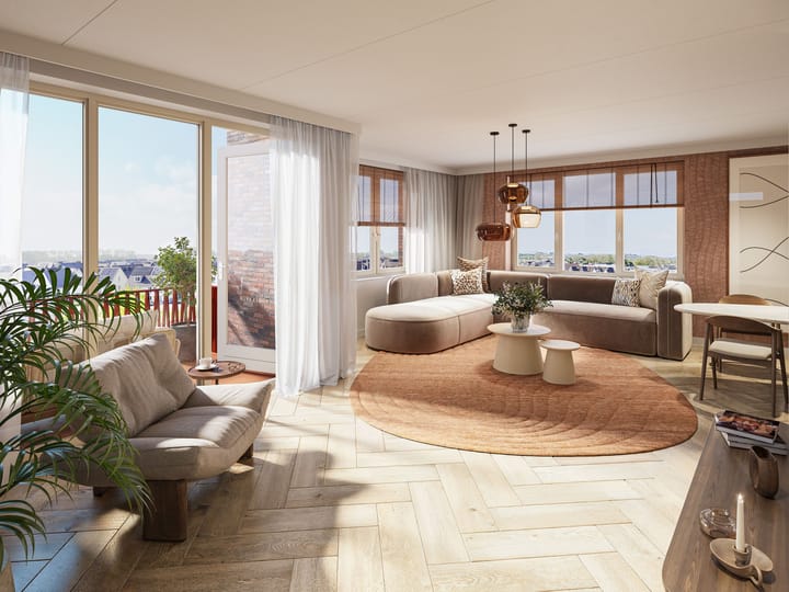 Foto 1 van 3-kamerapp type C (Bouwnr. 4004)