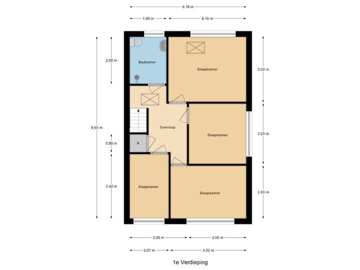 1e Verdieping