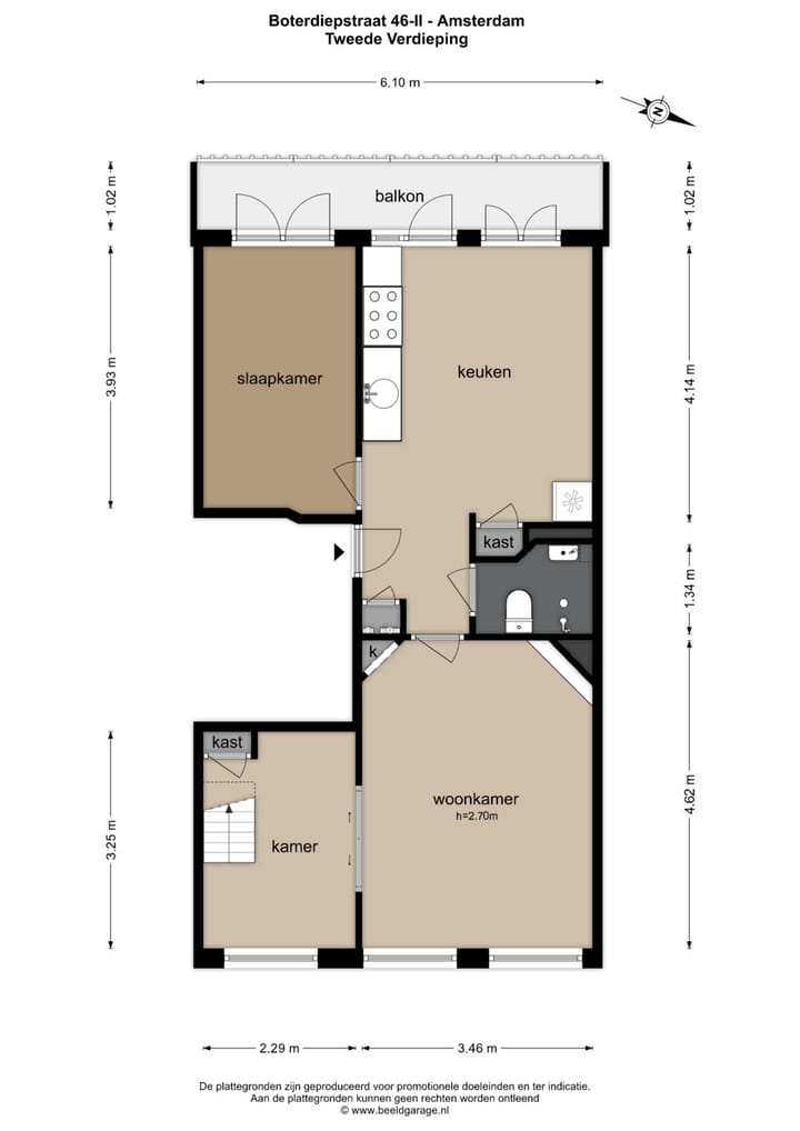 Foto 31 van Boterdiepstraat 46-2