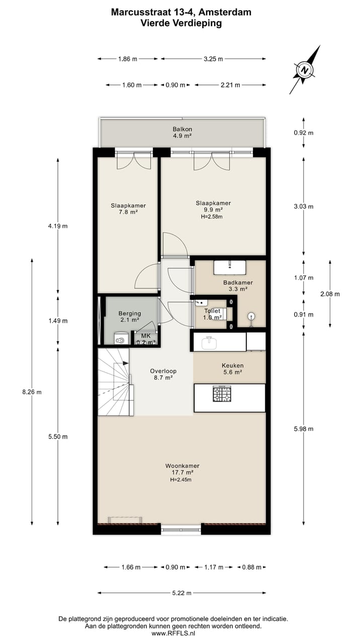 Foto 35 van Marcusstraat 13-4