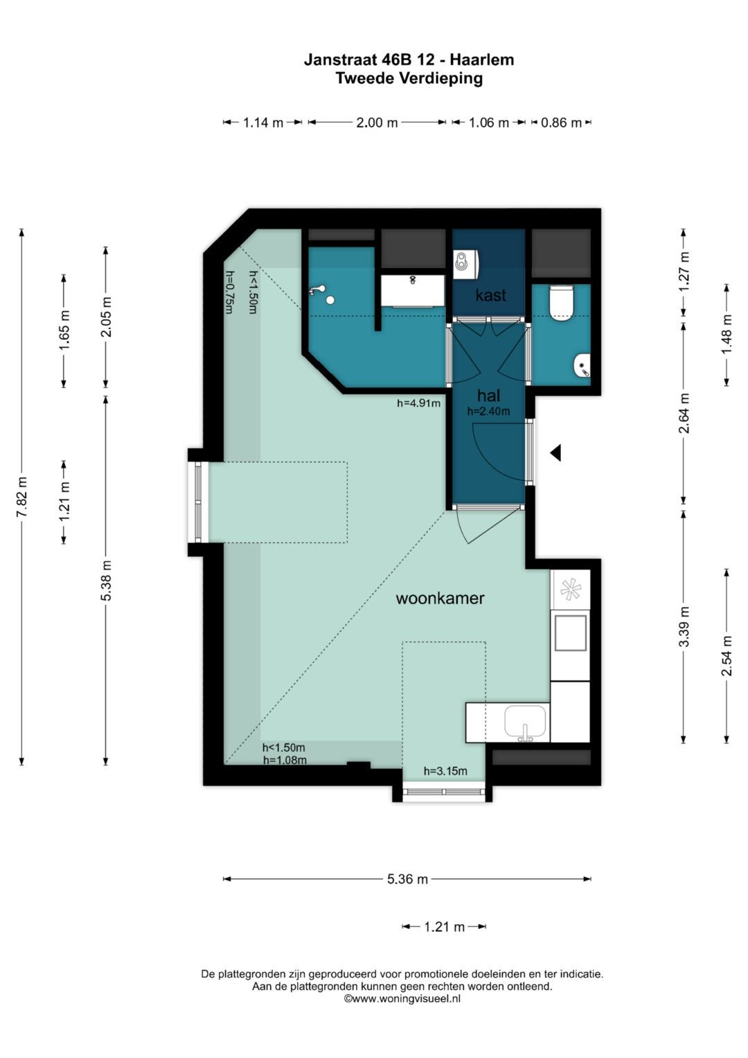 Foto 21 van Jansstraat 46-B12