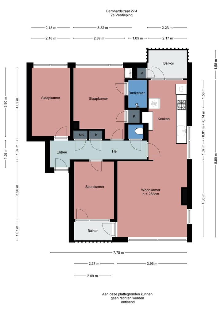 Foto 24 van Bernhardstraat 27-I