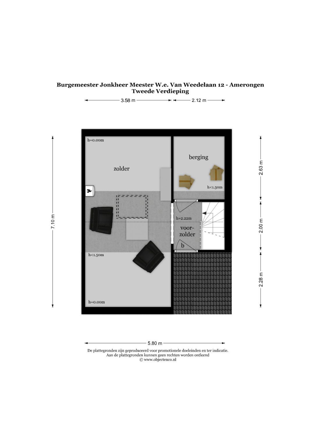 Foto 32 van Burg W E v Weedelaan 12