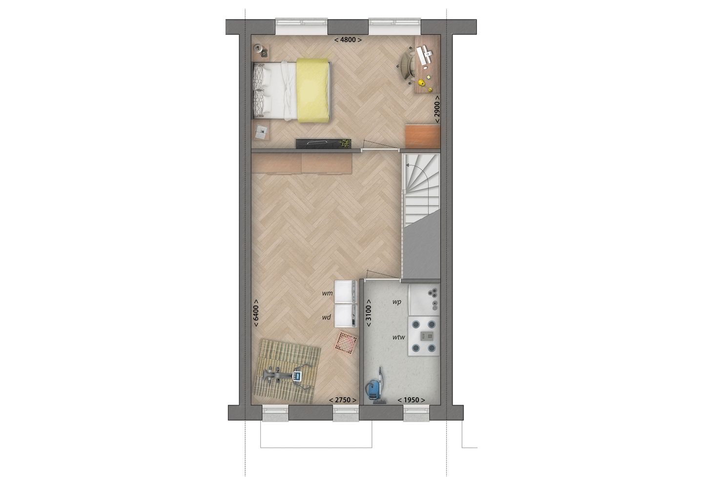 Foto 4 van Stadswoning (Bouwnr. 27)