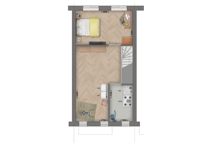 Foto 4 van Stadswoning (Bouwnr. 27)