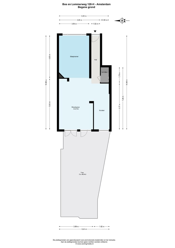 Foto 17 van Bos en Lommerweg 128-H