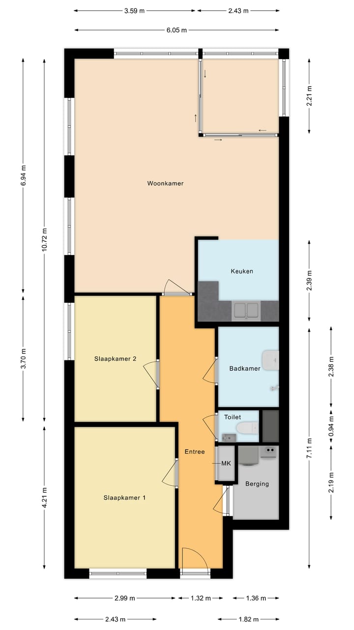 Photo 16 of Efua Sutherlandstraat 38