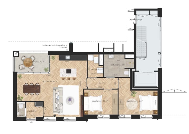 Photo 2 of Appartement (Bouwnr. 1)