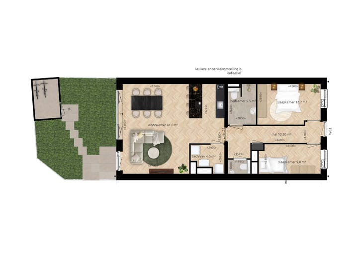 Foto 2 van Appartement (Bouwnr. 3)