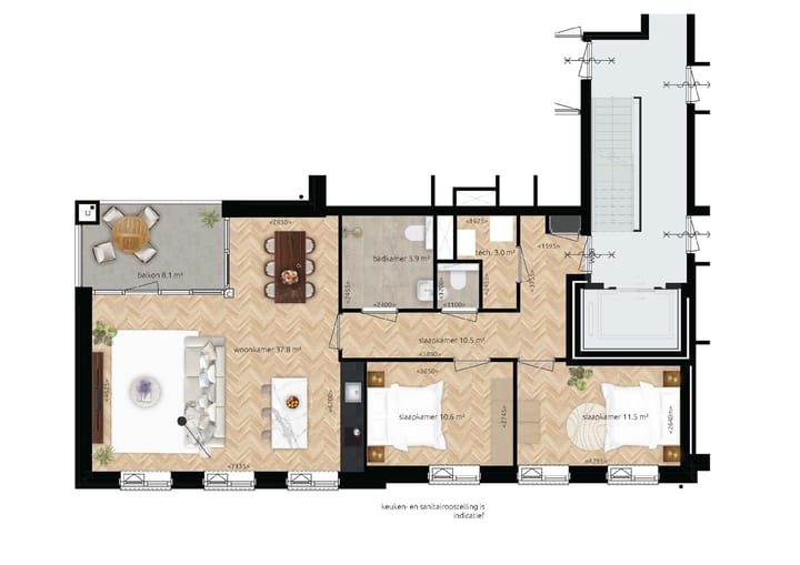 Photo 2 of Appartement (Bouwnr. 8)