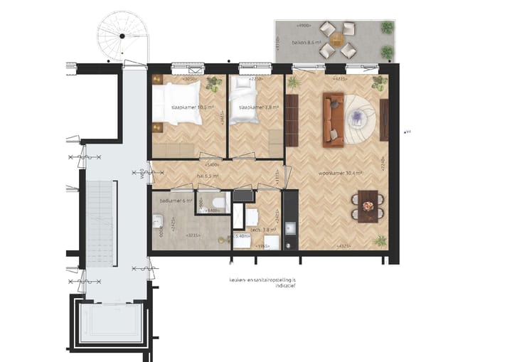 Photo 2 of Appartement (Bouwnr. 10)