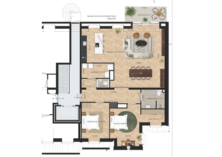 Photo 3 of Appartement (Bouwnr. 13)