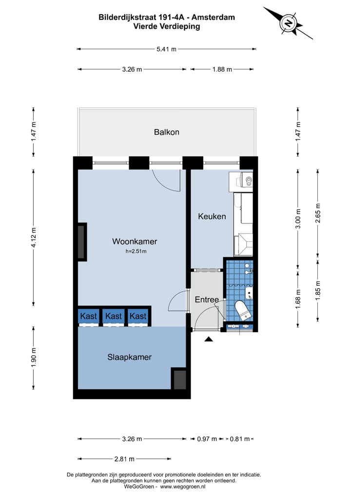 Foto 27 van Bilderdijkstraat 191-4A