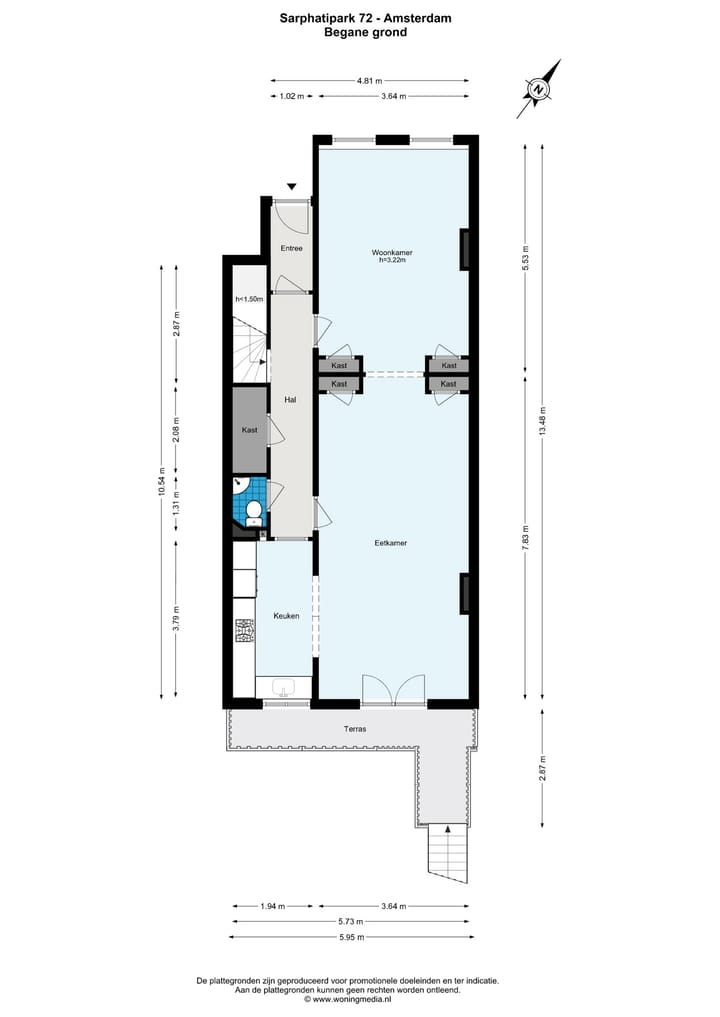 Foto 41 van Sarphatipark 72-H