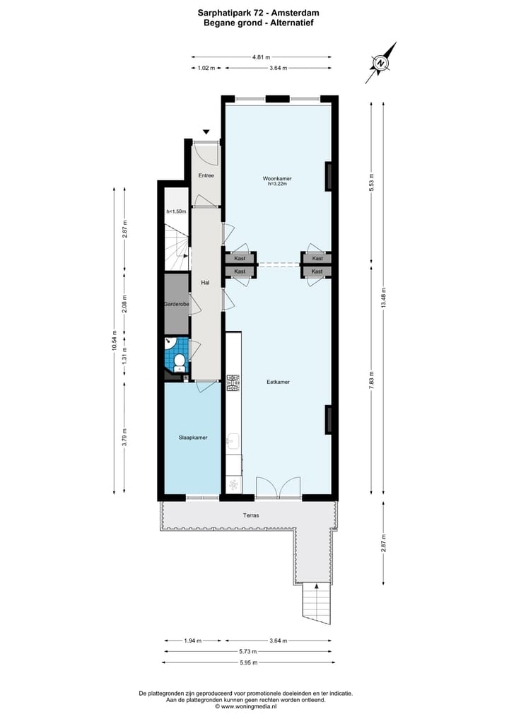 Foto 43 van Sarphatipark 72-H