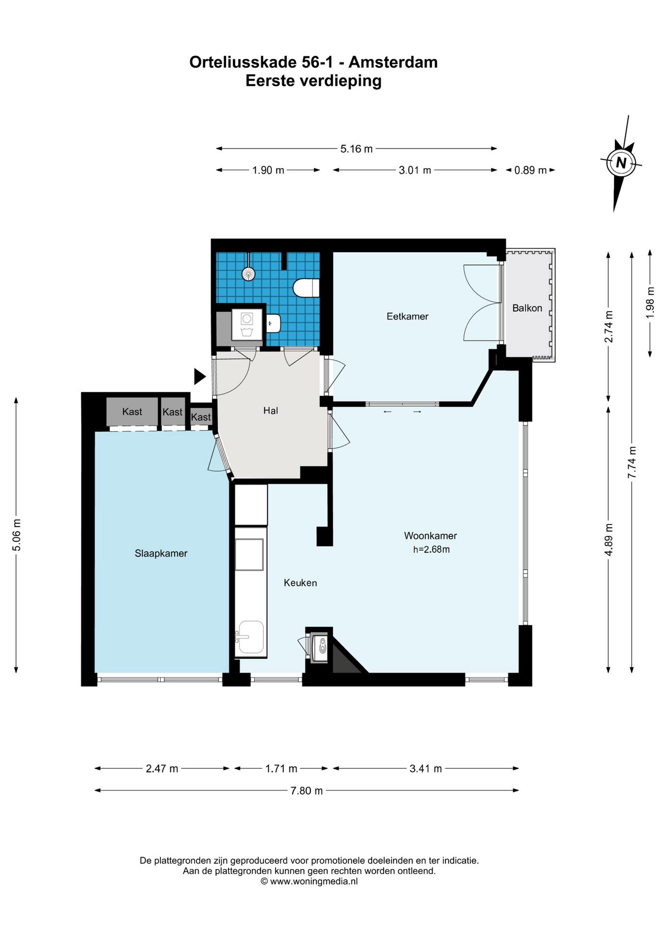 Foto 24 van Orteliuskade 56-1
