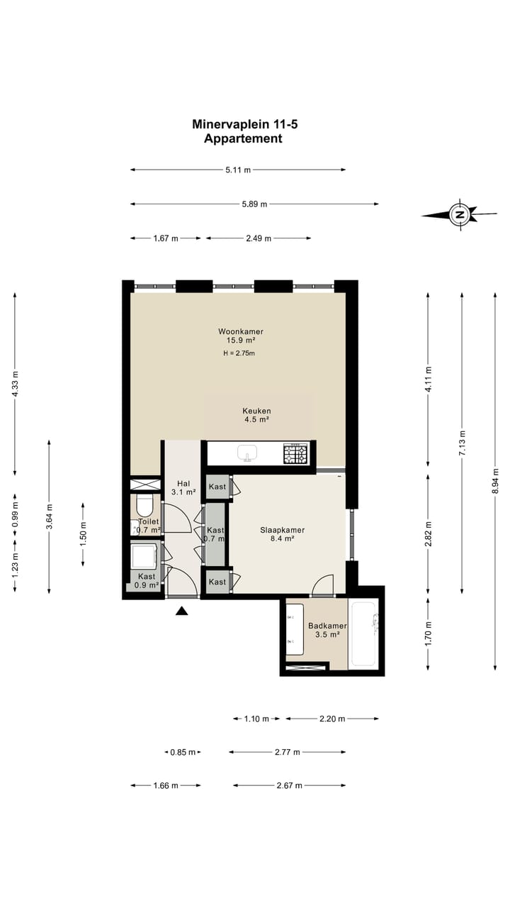 Foto 18 van Minervaplein 11-5