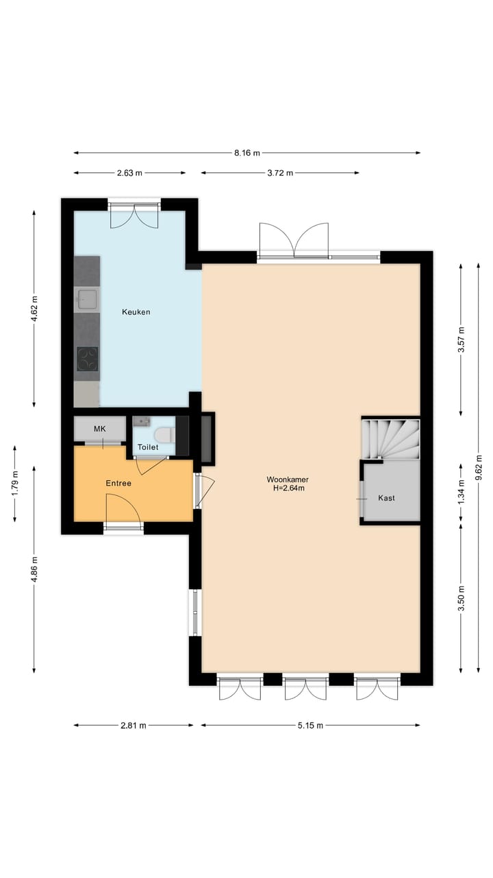 Foto 45 van Warmoldstraat 75-B