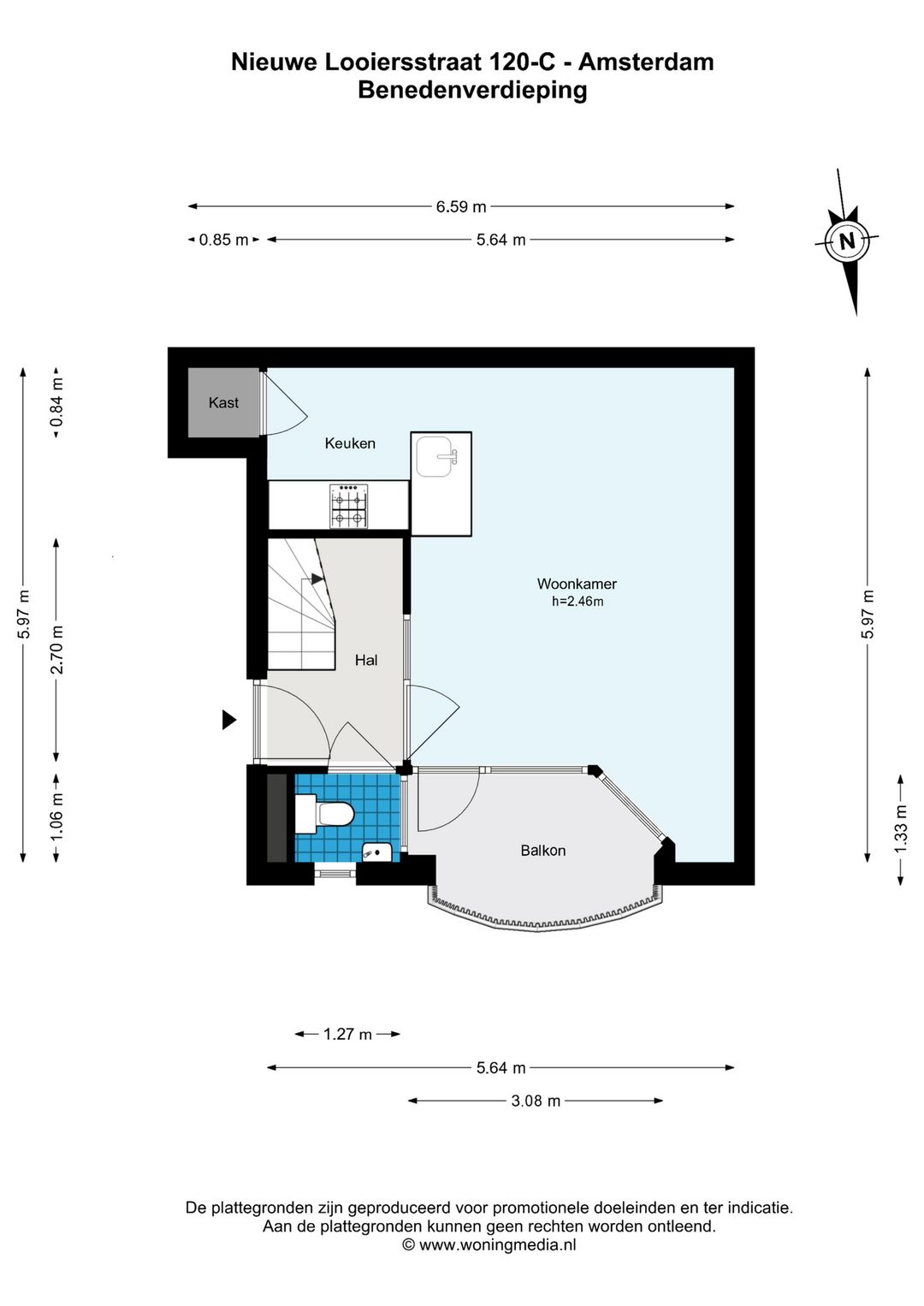 Foto 28 van Nieuwe Looiersstraat 120-C