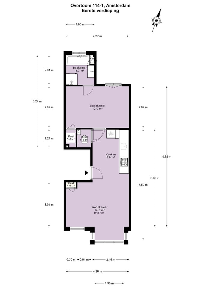 Foto 23 van Overtoom 114-1