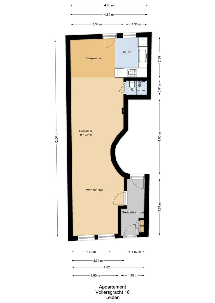 Foto 21 van Vollersgracht 16