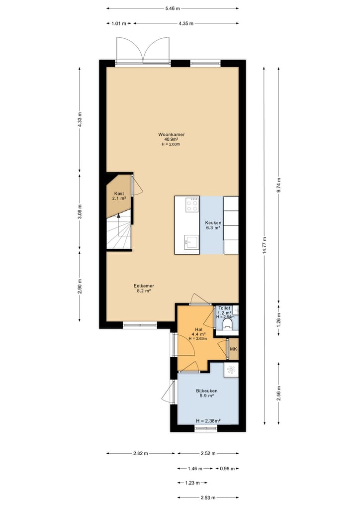Foto 49 van Groningerstraatweg 363-G