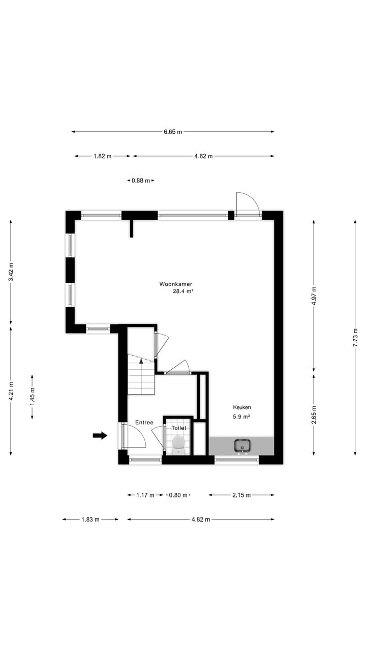 Foto 28 van Albert Verweystraat 42