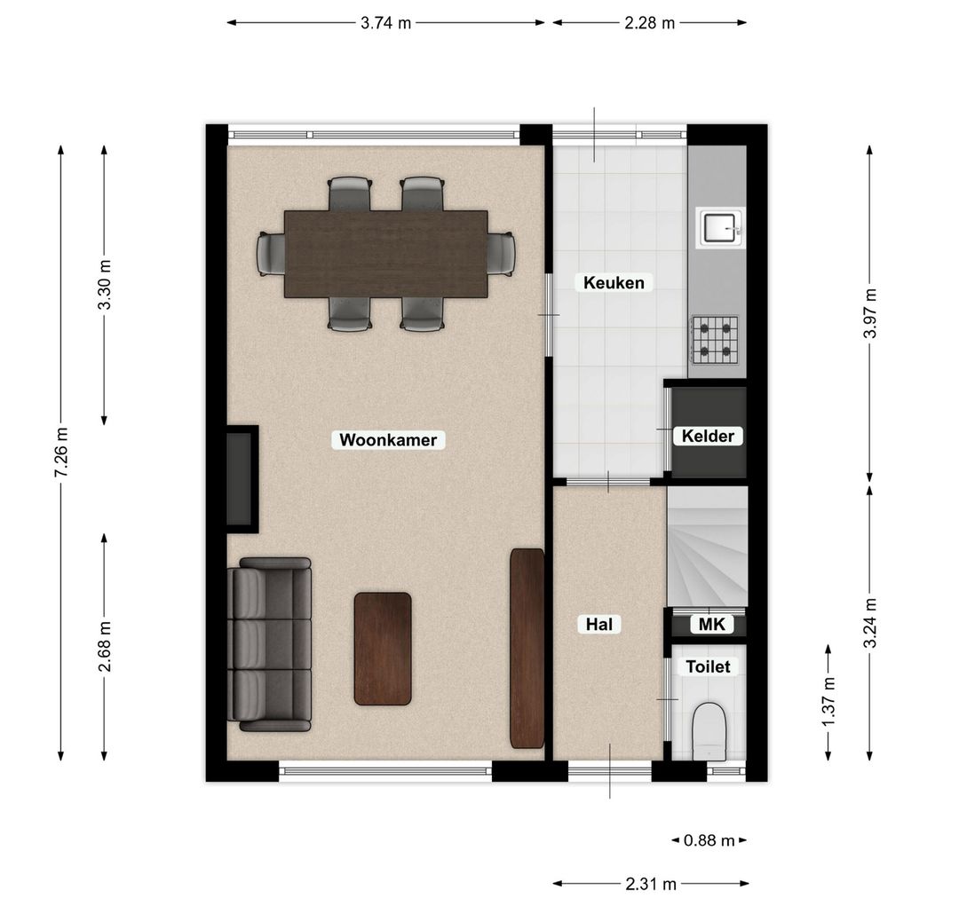 Foto 23 van Titus Brandsmastraat 41