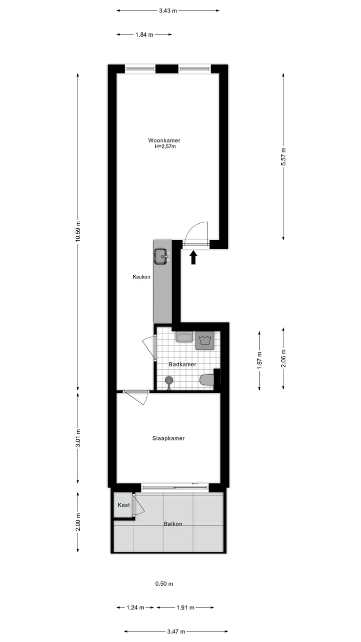 Foto 42 van Rozengracht 23-F