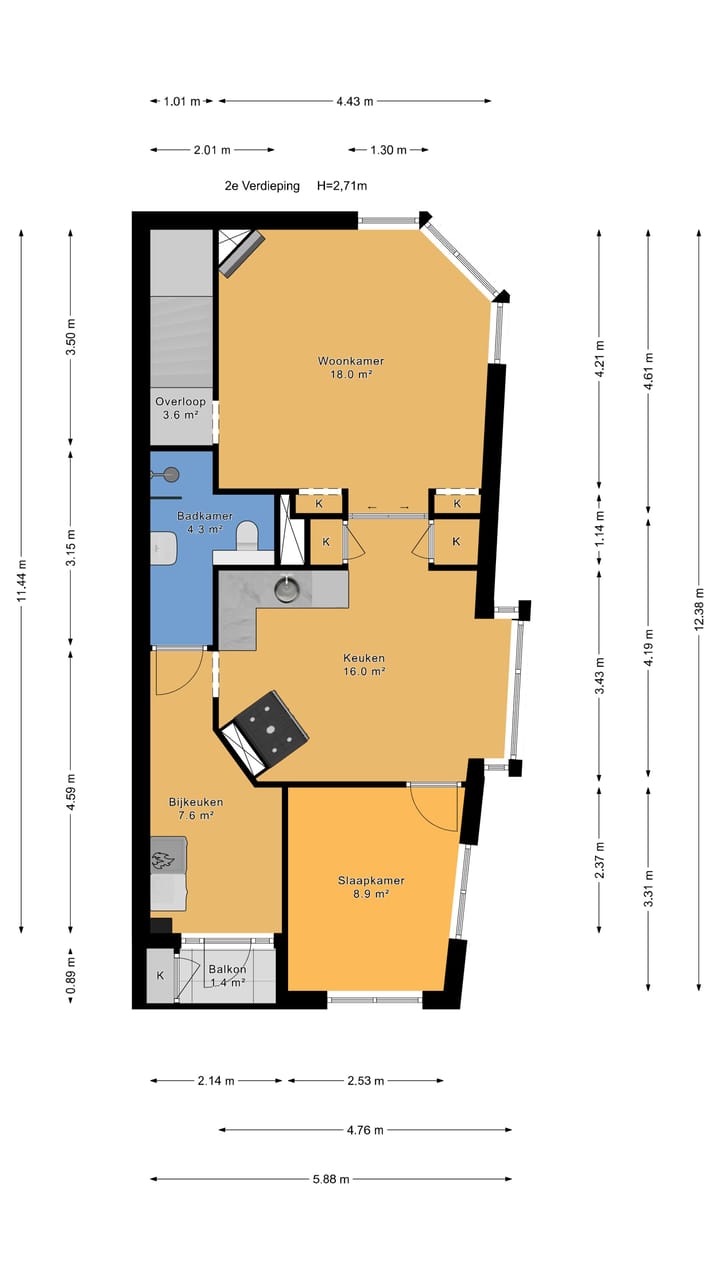 Foto 39 van Oude Boomgaardstraat 2