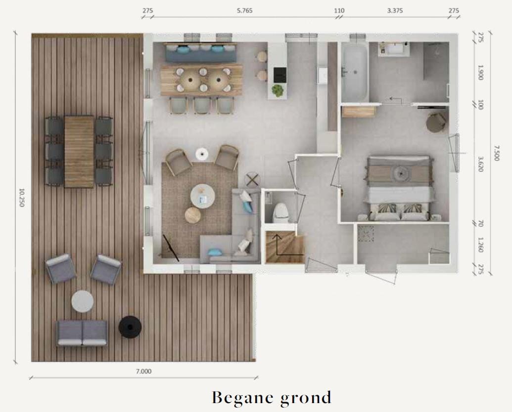 Foto 7 van Exclusive Beach 6 persoons villa (Bouwnr. 521)