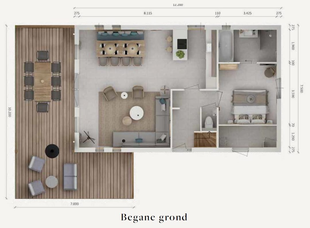 Foto 7 van Exclusive Beach 8 persoons villa (Bouwnr. 523)