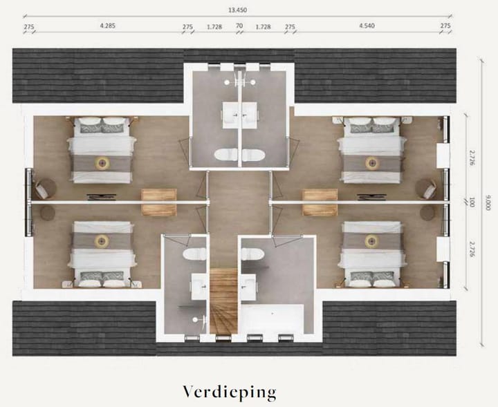 Foto 8 van Exclusive Beach 12 persoons villa (Bouwnr. 561)