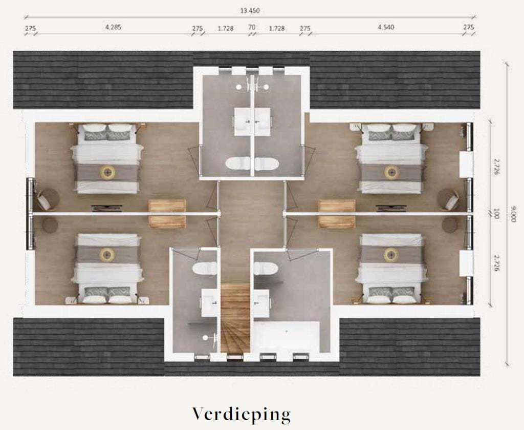 Photo 8 of Exclusive Beach 12 persoons villa (Bouwnr. 562)