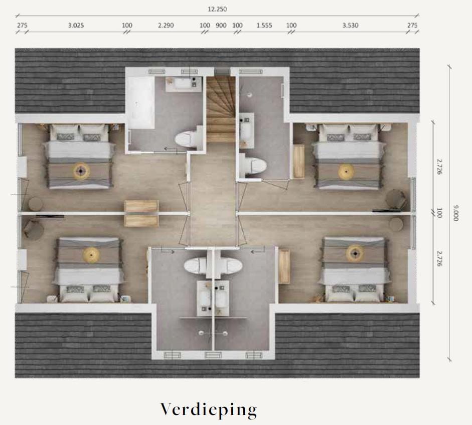 Photo 8 of Exclusive Beach 10 persoons villa (Bouwnr. 564)